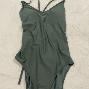 AERIE olive green one piece